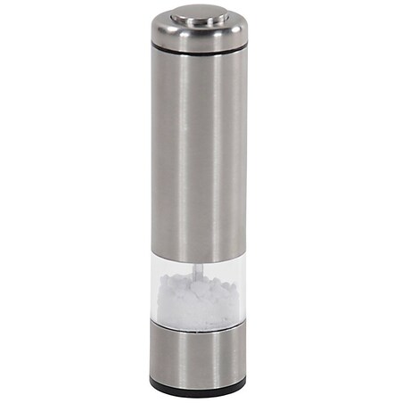 Młynek elektryczny do ziół, na baterie do soli i pieprzu z wbudowaną lampką diodową