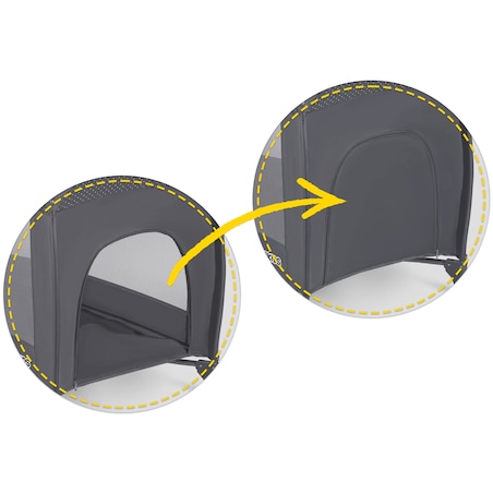 Łóżeczko turystyczne dla dziecka składane podróżne kojec Ricokids + materac + torba