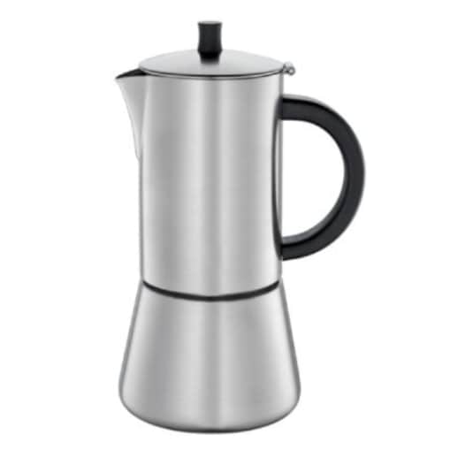 Kafeteria na 6 filiżanek (stal matowa) Figaro Cilio