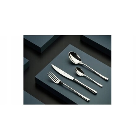 Zestaw sztućców Gerlach muza Połysk 24 Elementy Srebrny Połysk Komplet