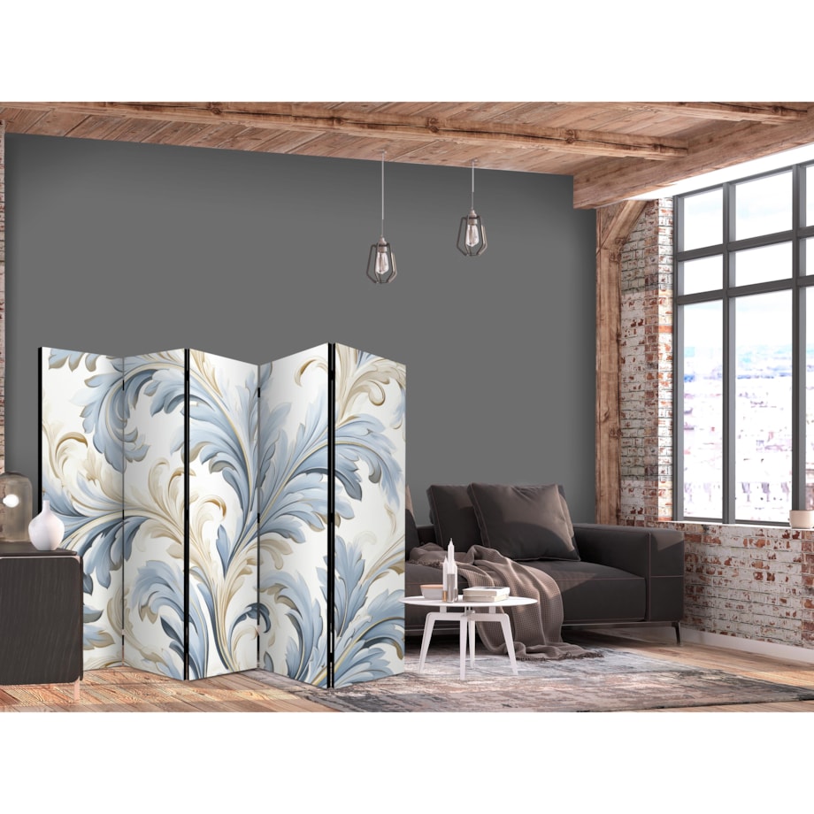 Parawan Dwustronny Barokowe Ornamenty 225x172cm
