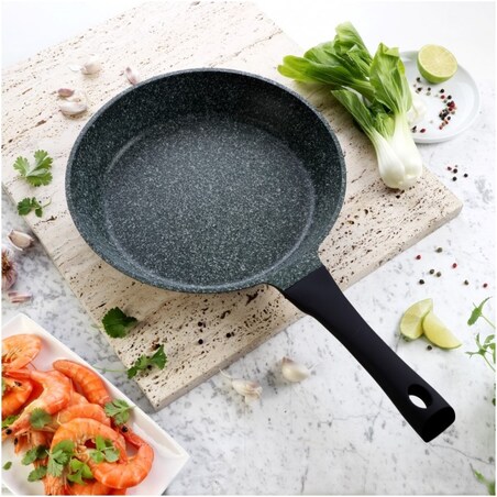 Patelnia do smażenia 28cm indukcja granitowa nieprzywierająca TIROSS