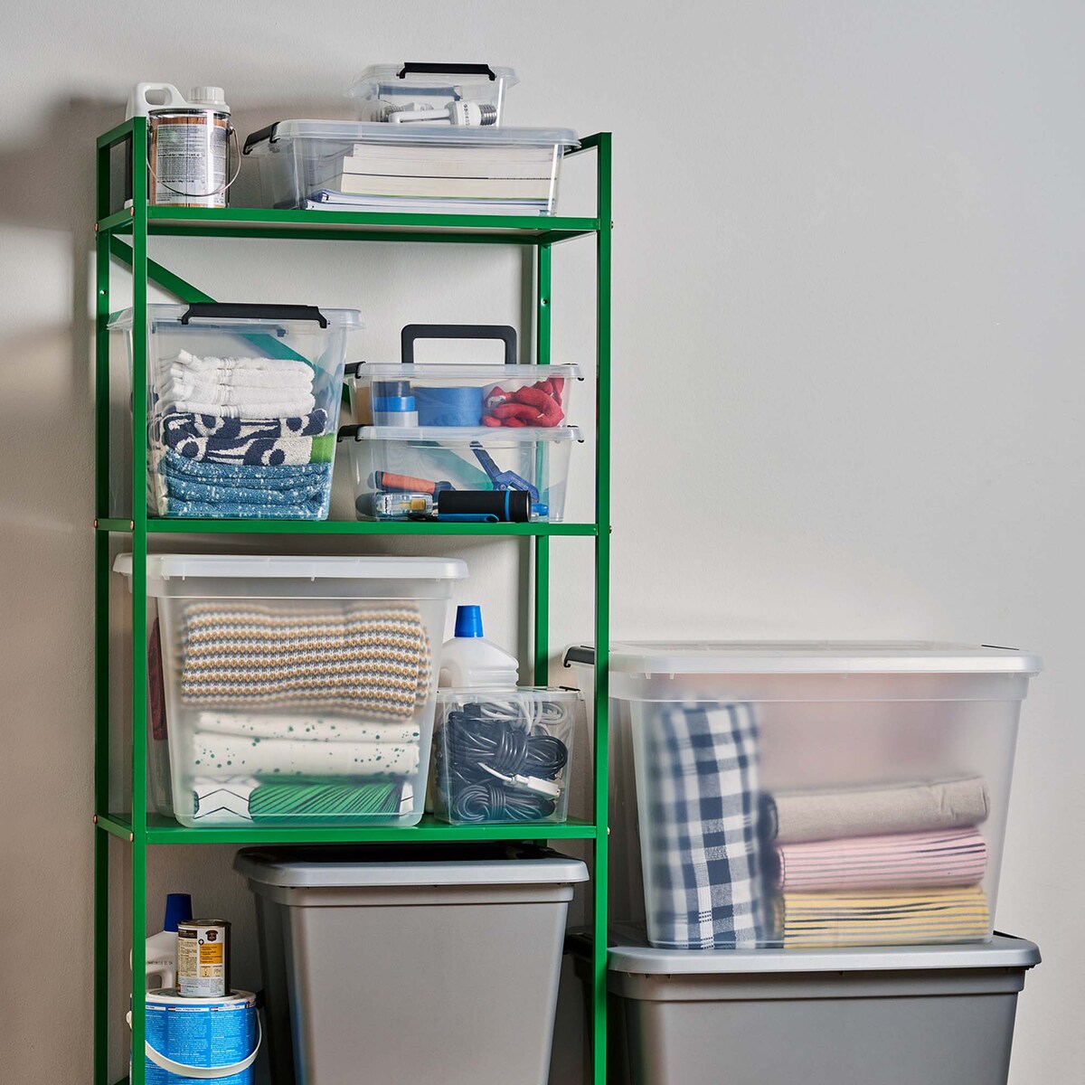 Pojemnik Plastikowy Pudełko Z Pokrywą Do Przechowywania Box Organizer 3,1L