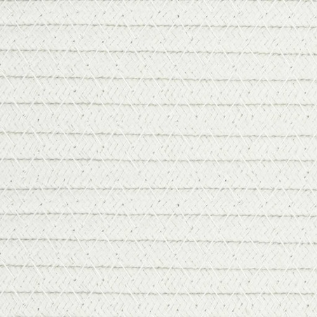 vidaXL Kosz na pranie, szaro-biały, Ø55x36 cm, bawełna