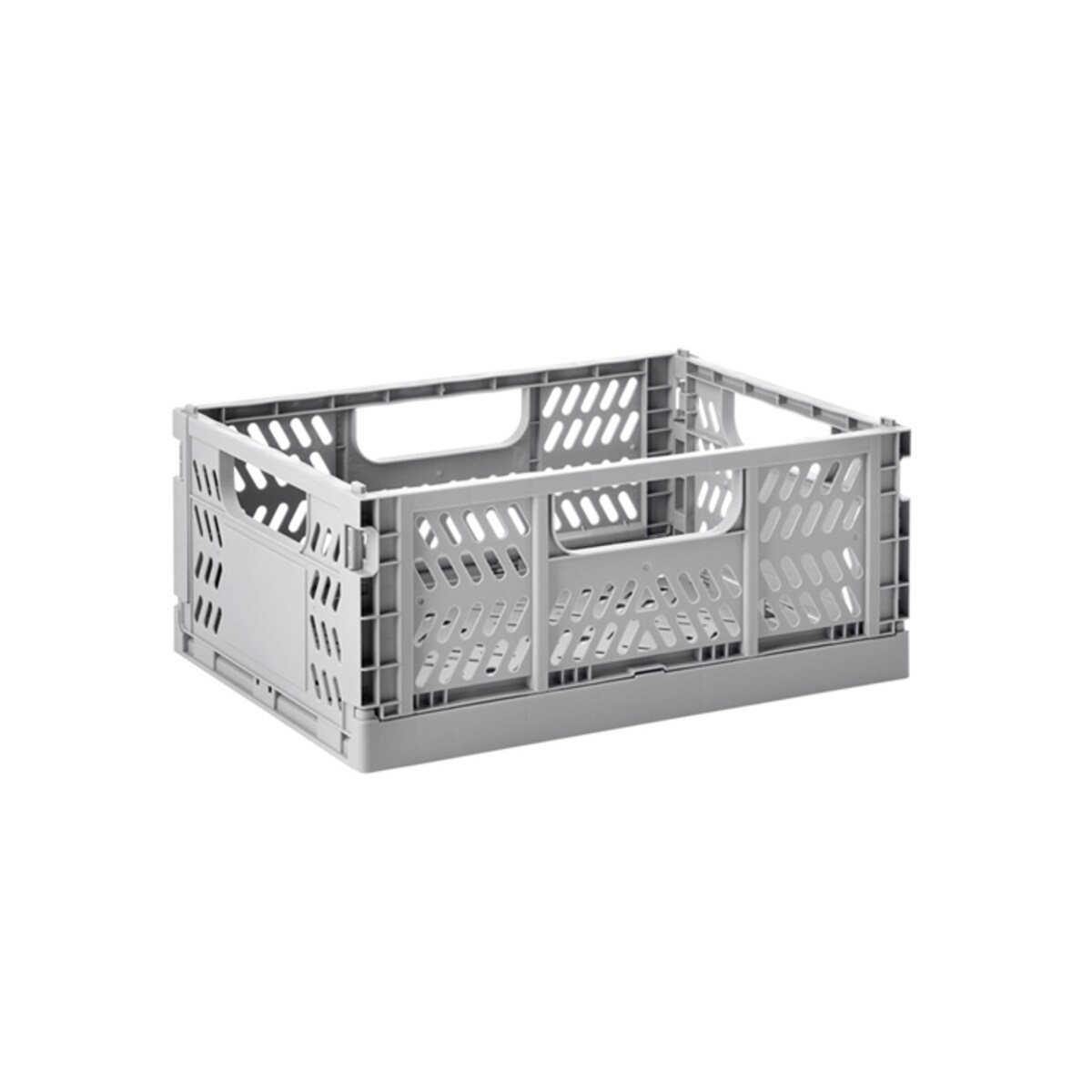 3 Sprouts Skrzynka na Zabawki Składana Medium Light Grey