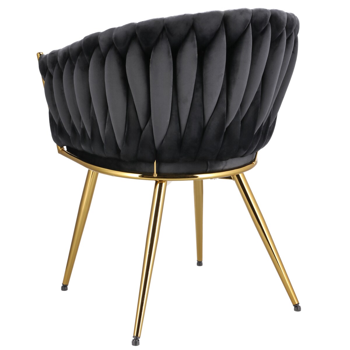 Krzesło MOLTO czarne nogi złote