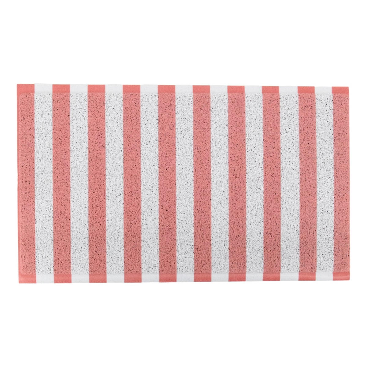 Wycieraczka Różowa wycieraczka w paski - (70 x 40 cm)