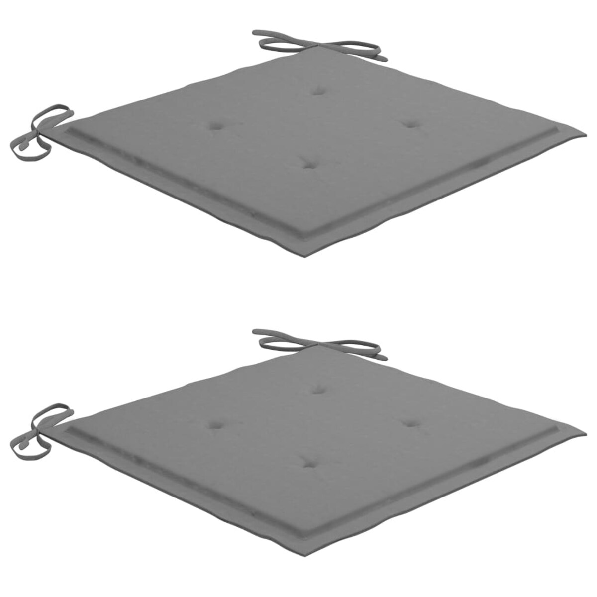 vidaXL Krzesła ogrodowe z poduszkami, 2 szt., drewno akacjowe