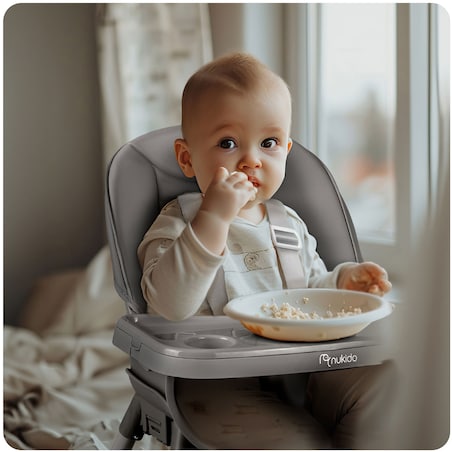Krzesełko do karmienia dla dzieci regulowane fotelik Nukido