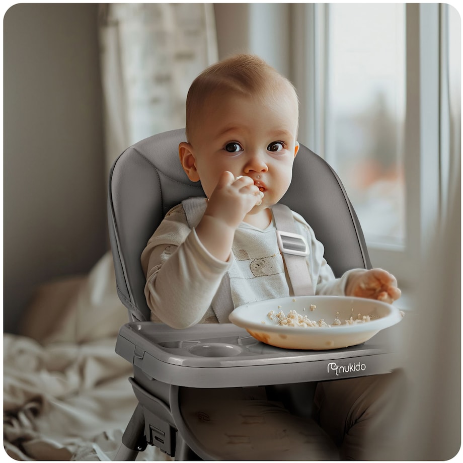 Krzesełko do karmienia dla dzieci regulowane fotelik Nukido