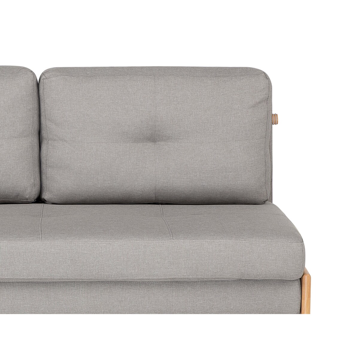 Sofa rozkładana jasnoszara EDLAND