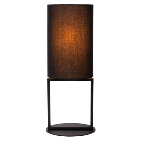 Stołowa lampa z abażurem Herman 30562/81/30 Lucide tuba czarny