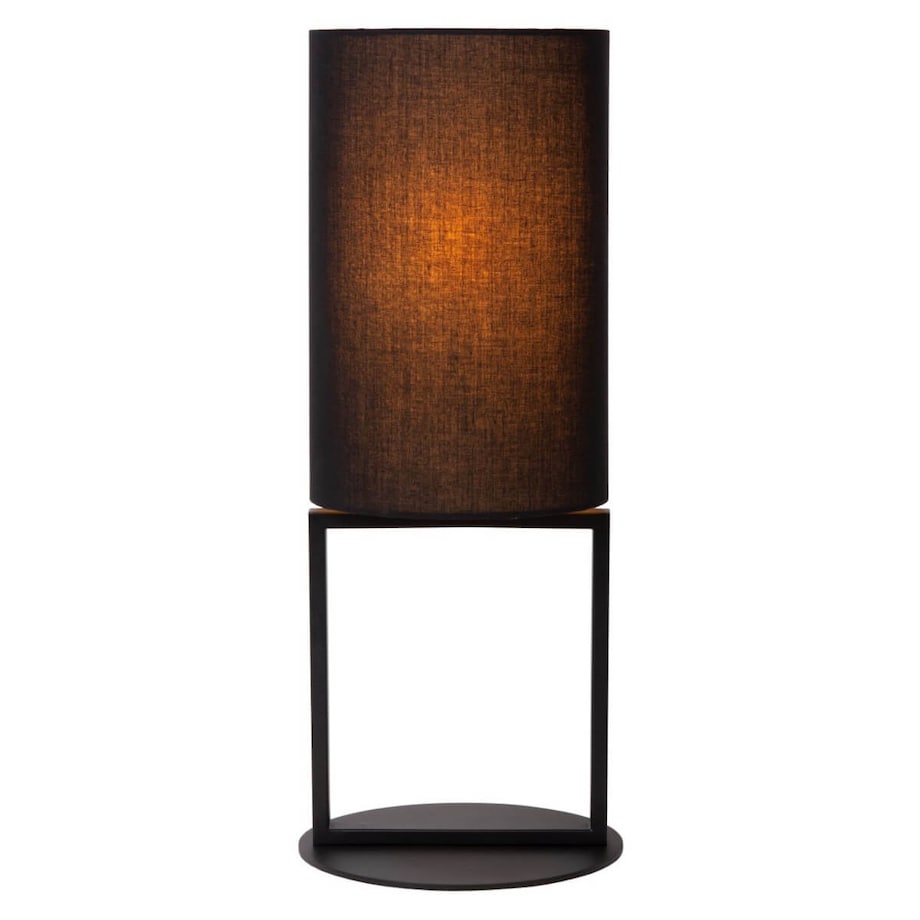 Stołowa lampa z abażurem Herman 30562/81/30 Lucide tuba czarny