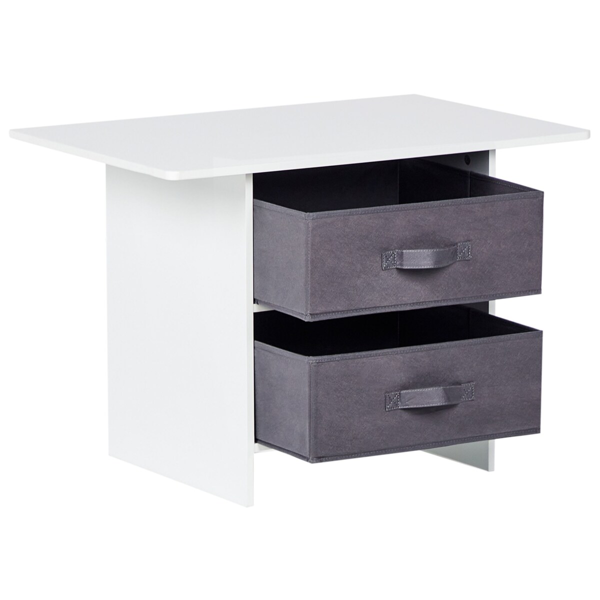 Zestaw dla dzieci stół i 2 krzesła biały YALGOO