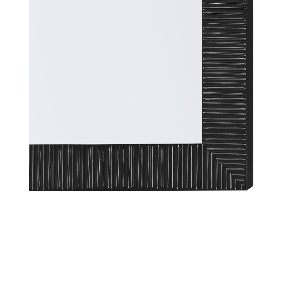 Lustro ścienne DRAVEIL 50 cm 130 cm Czarny