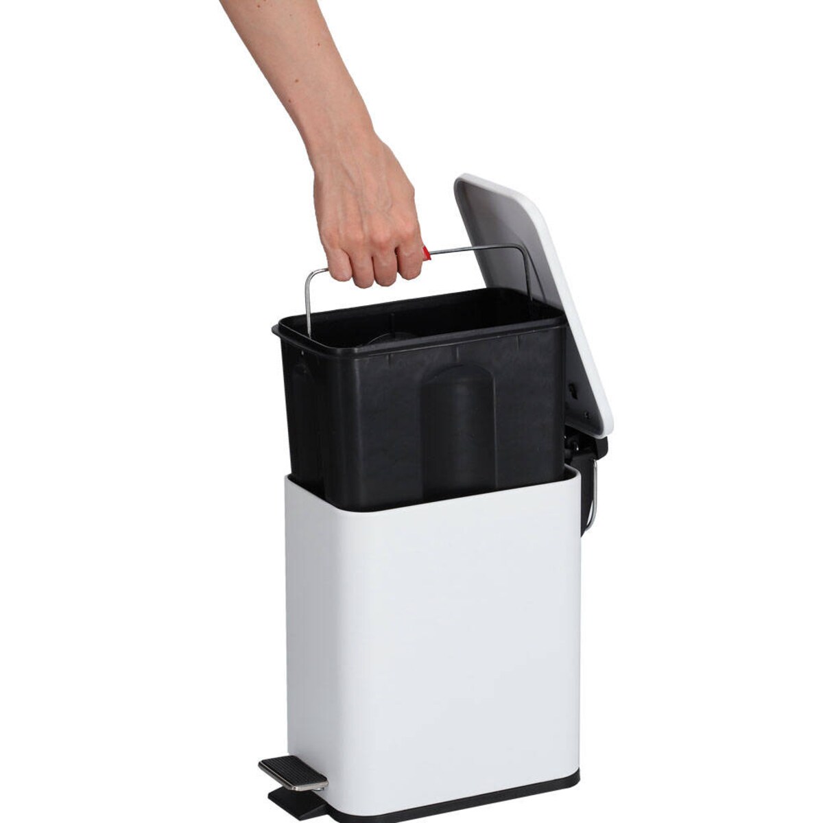 Kosz łazienkowy z pedałem, 5 litrów