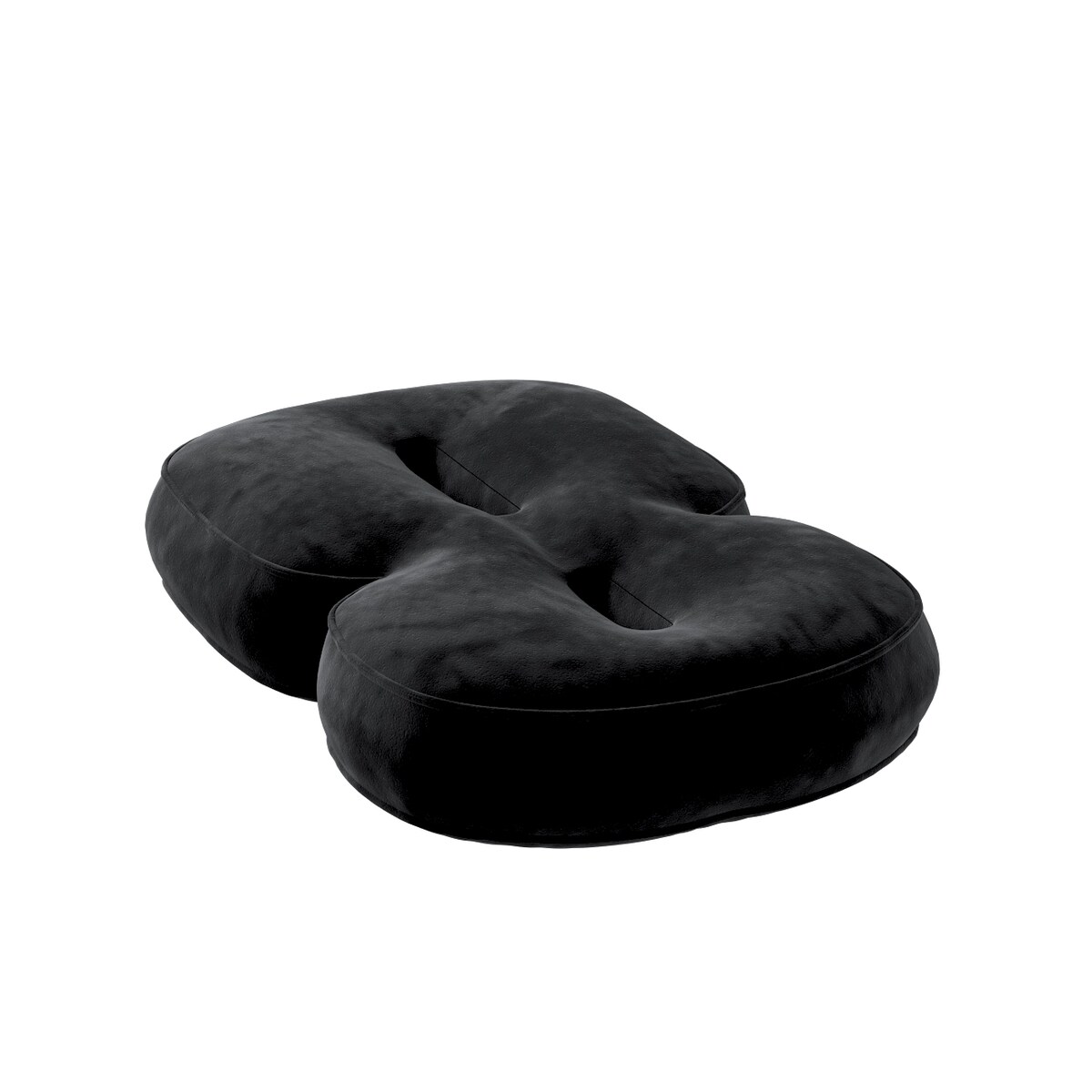 Poduszka Cyferka 8, głęboka czerń, 25 x 40 cm, Posh Velvet