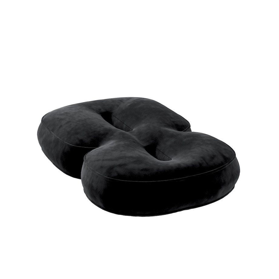 Poduszka Cyferka 8, głęboka czerń, 25 x 40 cm, Posh Velvet