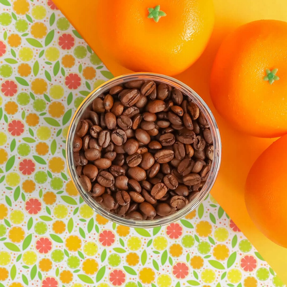 Kawa aromatyzowana o smaku POMARAŃCZY ziarnista ARABICA Cup&You 200g na prezent upominek dla kobiety mężczyzny faceta mamy taty żony męża