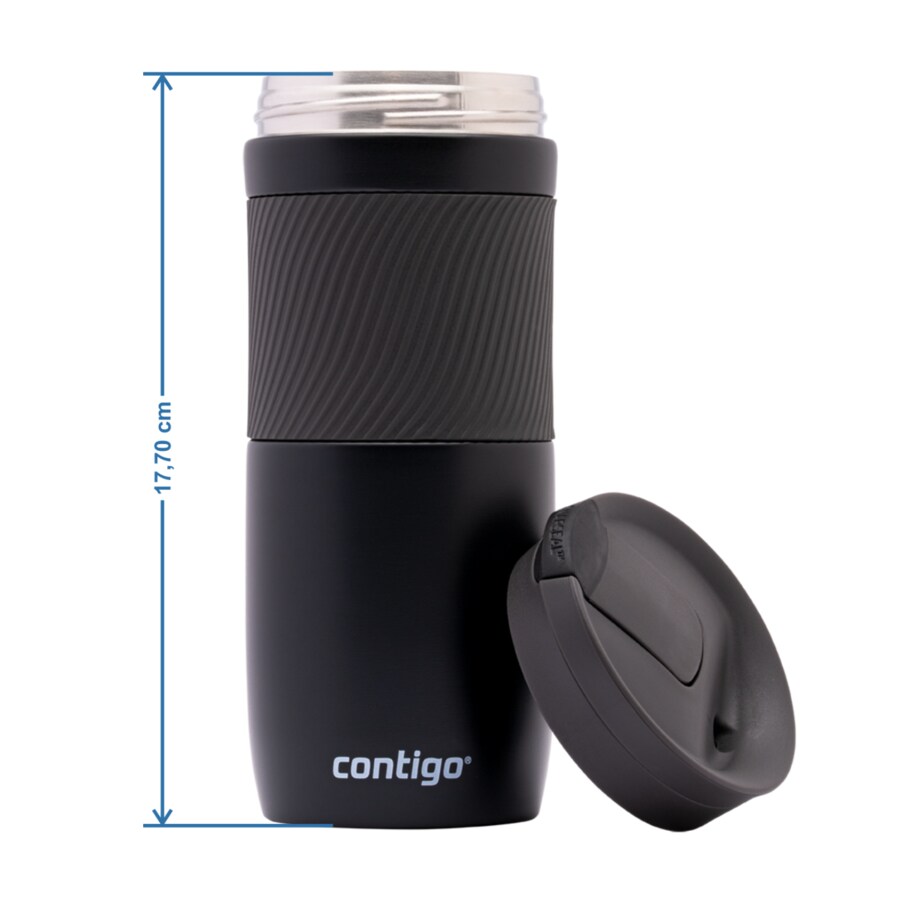 Zestaw kubków termicznych Contigo Byron 470ml - Stainless Steel + Matte Black