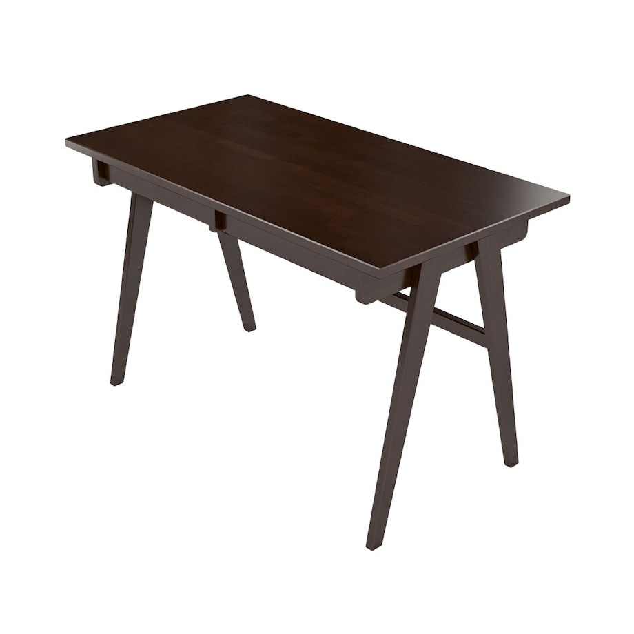 Drewniane bukowe biurko / toaletka z szufladami Visby EDDA / kolor palisander