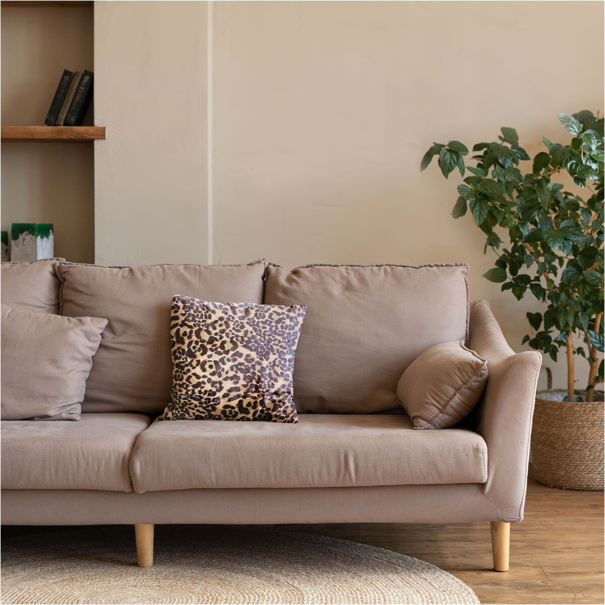 Poduszka Panterka Dekoracyjna Ozdobna Jasiek 45x45xm