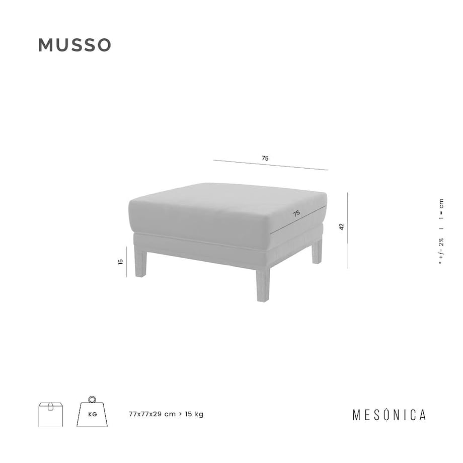 Puf Musso - koniakowy