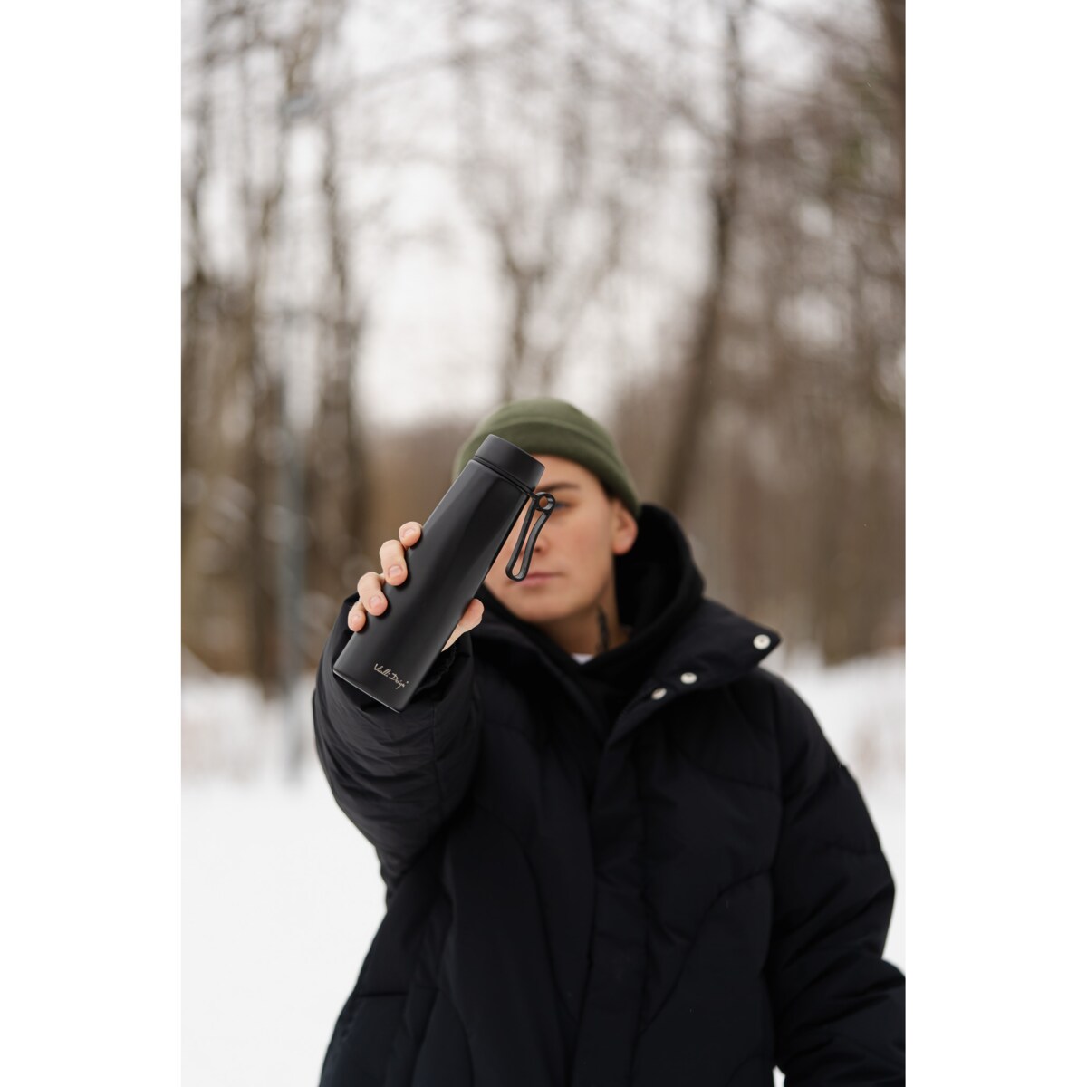 Butelka termiczna Fuori 500 ml czarna 29903