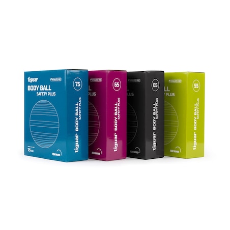 tiguar piłka body ball safety plus 65 cm - śliwka