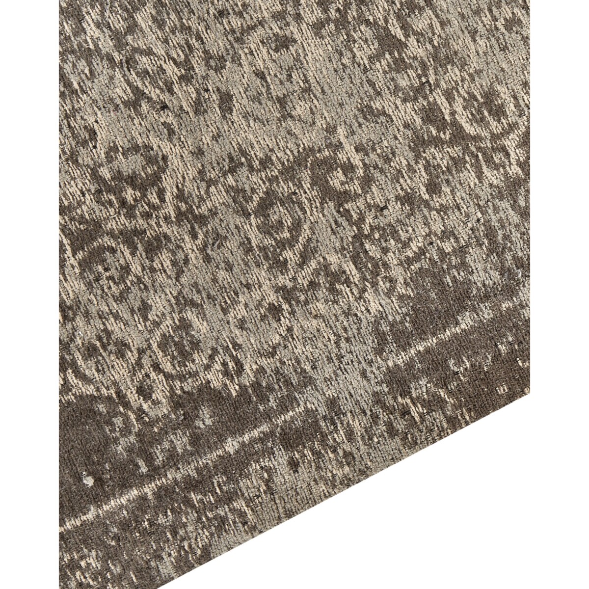 Dywan bawełniany 60 x 180 cm brązowoszary BEYKOZ