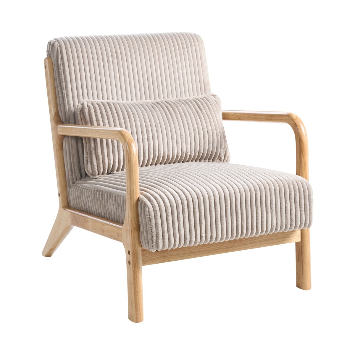 Fotel SORSELE Sztruks Beżowy