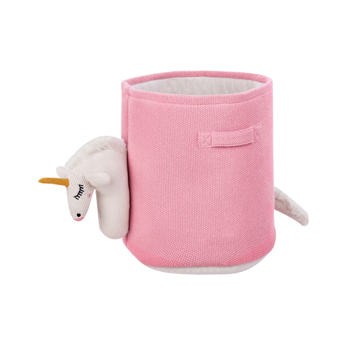 Kosz jednorożec bawełniany różowy NARROTI