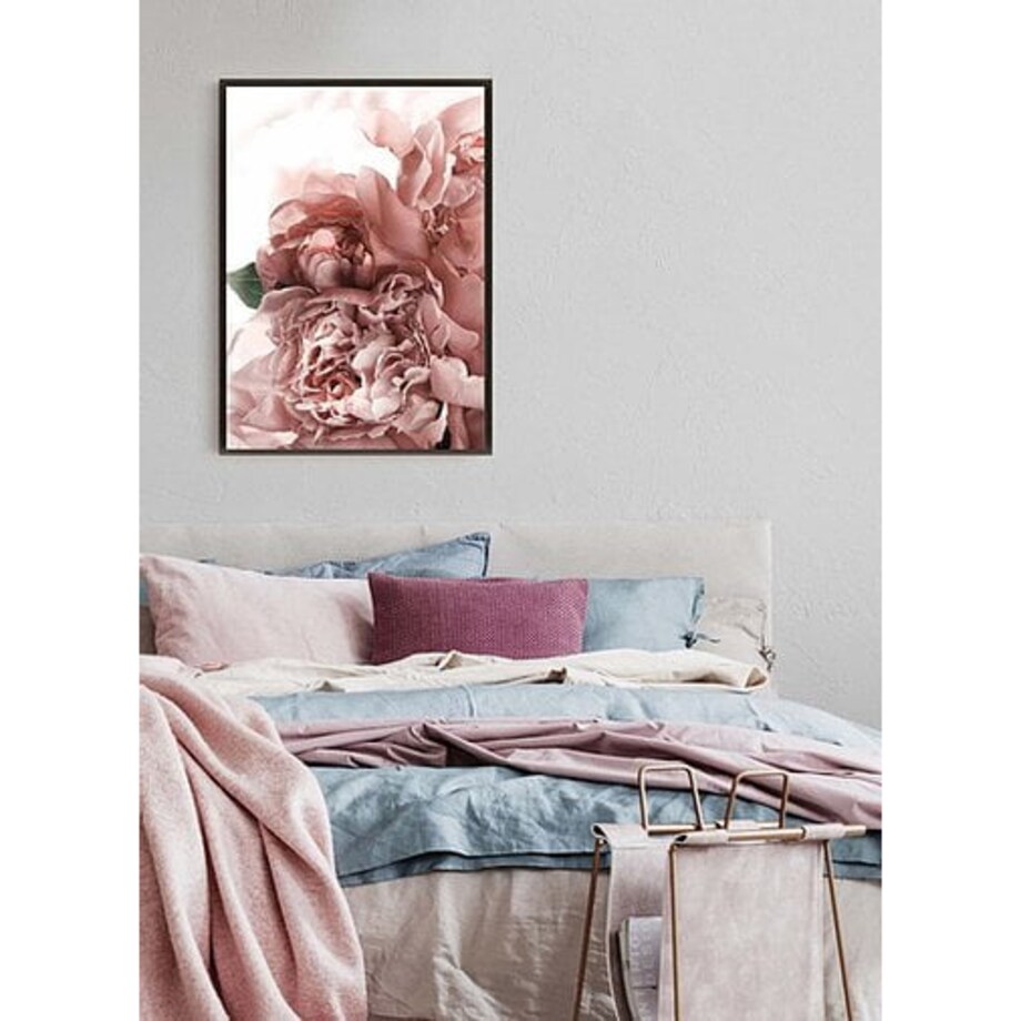 Poster Story, Plakat, Obraz - Różowe Piwonie w Rozkwicie, wymiary 21 x 30 cm