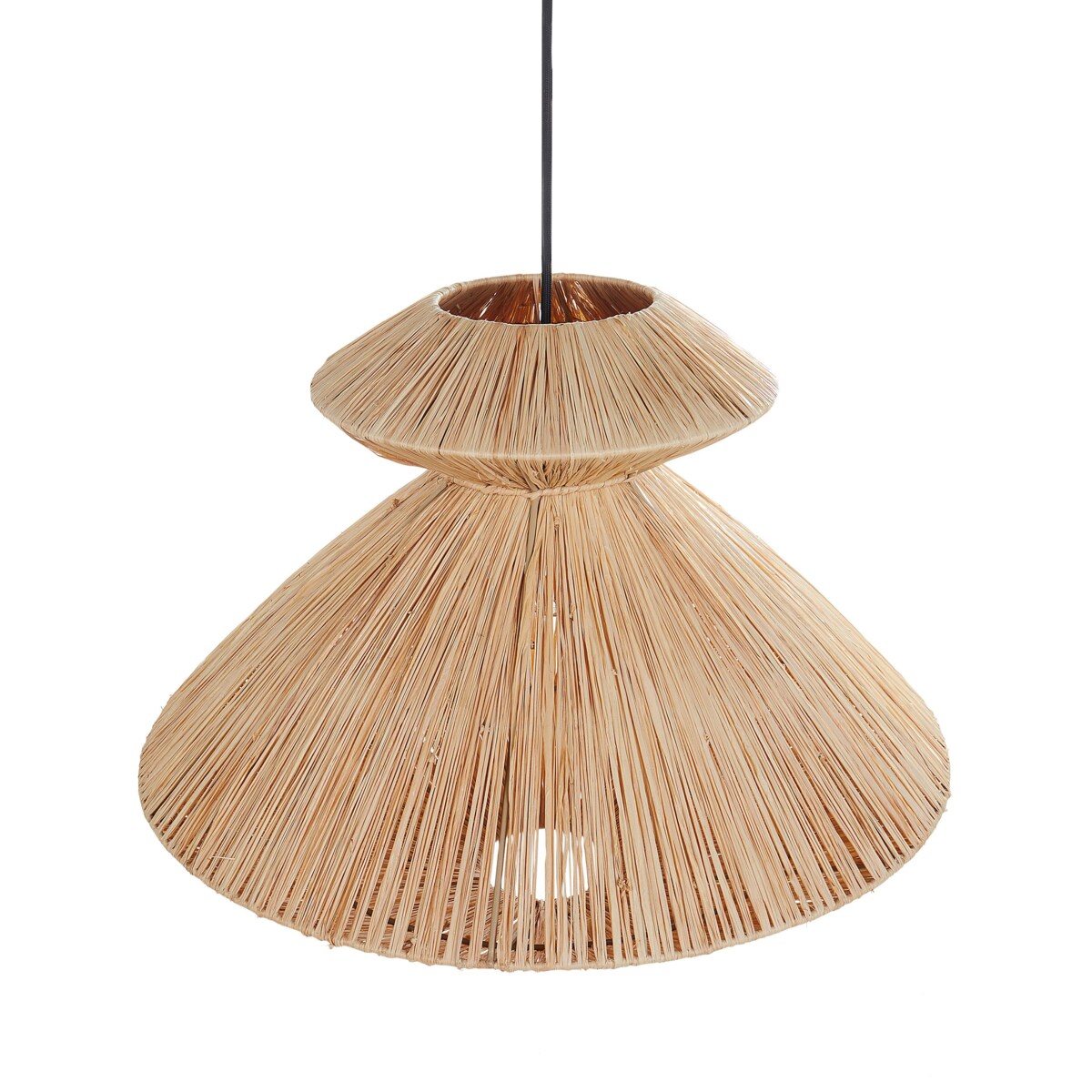 Lampa wisząca ze słomy naturalna KEDAYAN