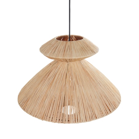 Lampa wisząca ze słomy naturalna KEDAYAN