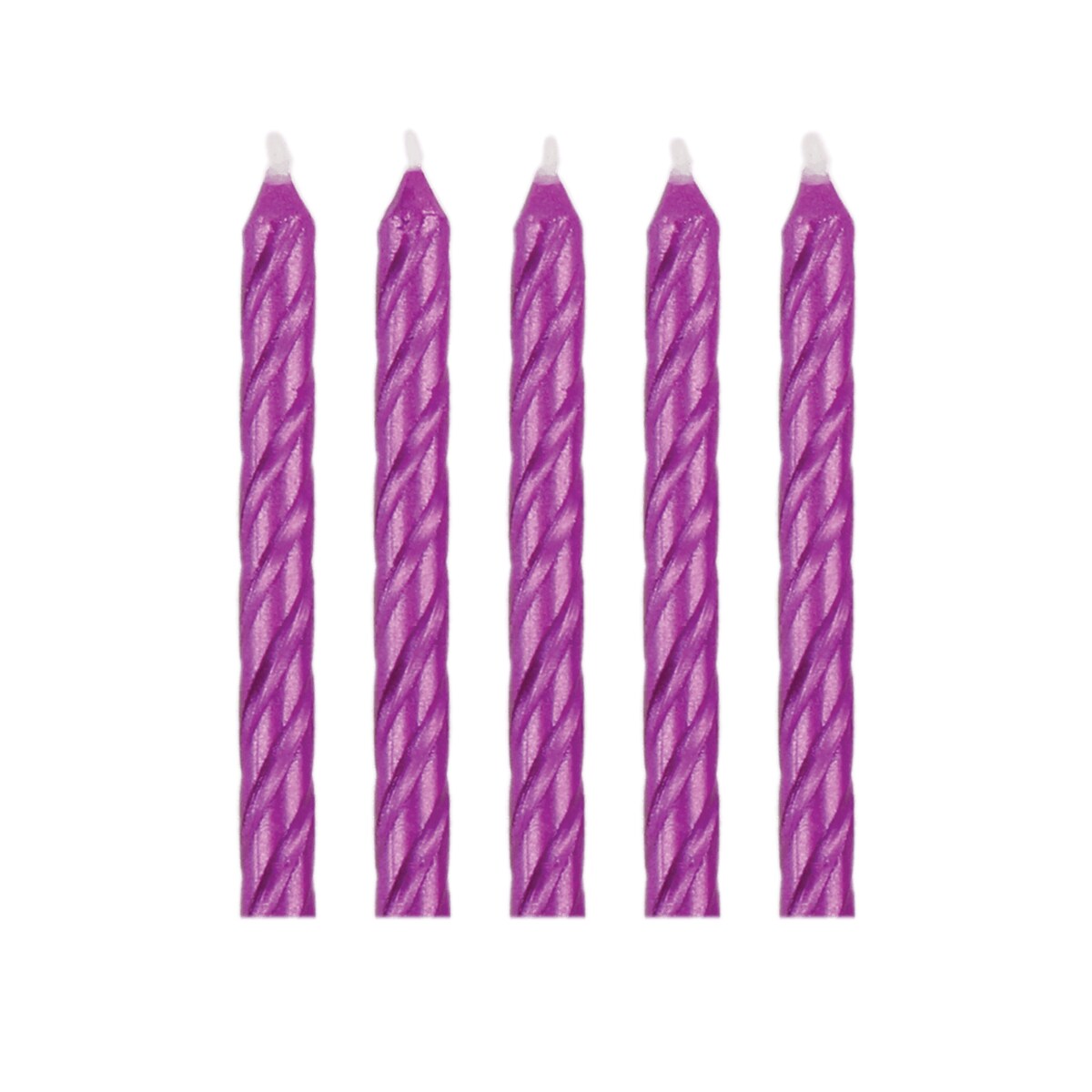 PME Świeczki różowe Happy Birthday (16 sztuk) różowy