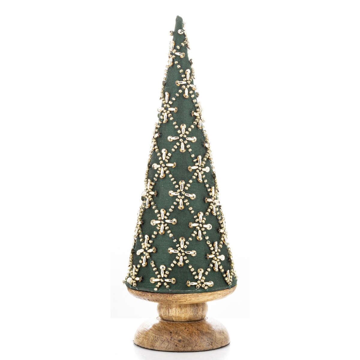 Figurka - choinka drewniana 30x10x10 cm POHON mała