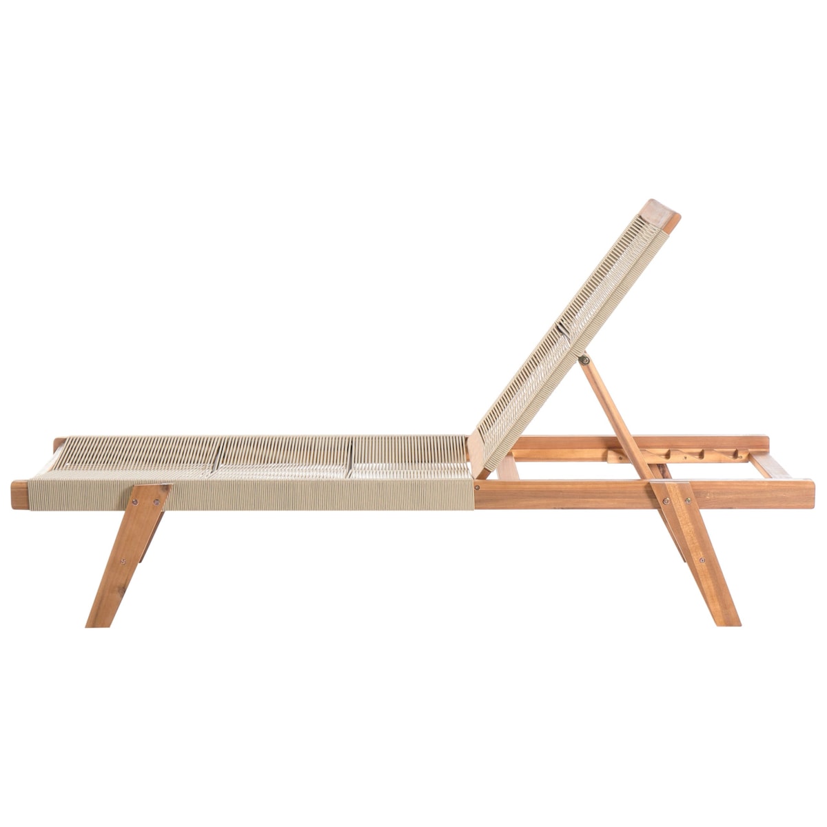 Leżak Drewno akacjowe Beżowy PROSSEDI