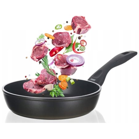 PATELNIA grazia 24 cm nieprzywierająca BANQUET czarna premium do smażenia