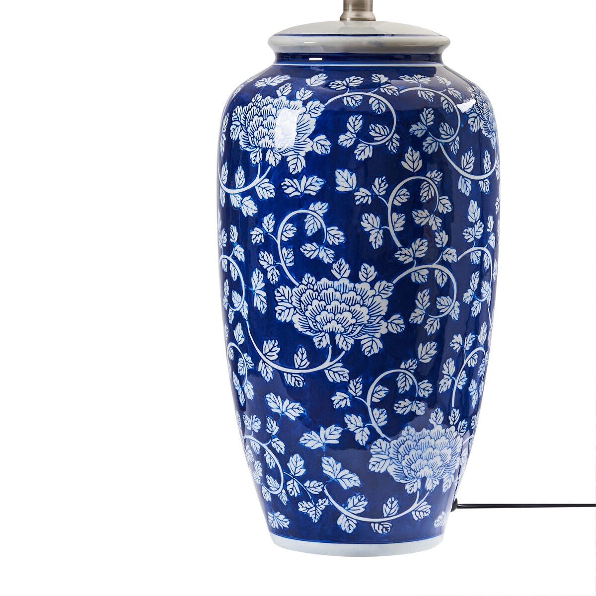 Lampa stołowa ANGELES Porcelana Niebieski
