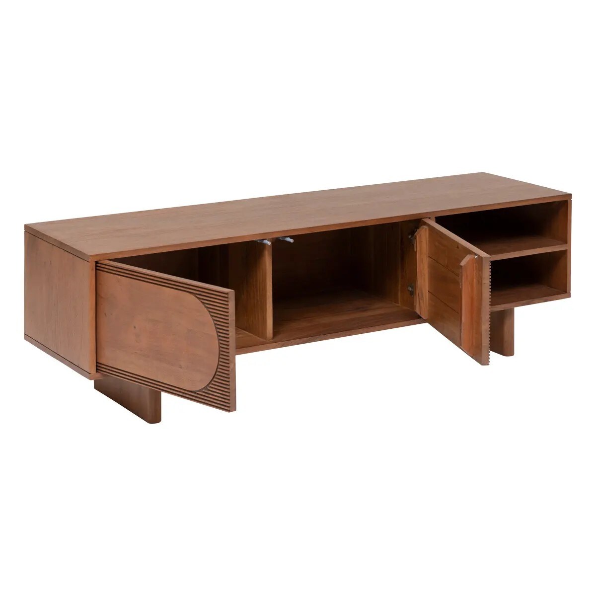 Komoda RTV z drewna akacjowego Nanda 147 cm