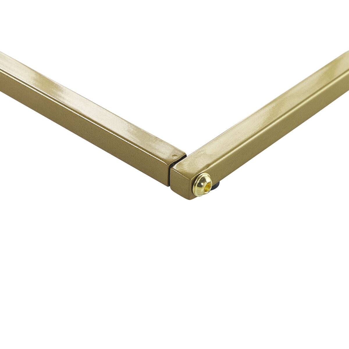 Stolik pomocniczy efekt marmuru biało-złoty PANDALE