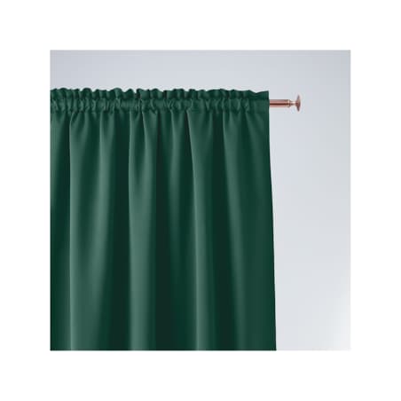 Zasłona Gotowa do Salonu Aura Zielona 140 x 280 na Taśmie Żabki Tunel miękka