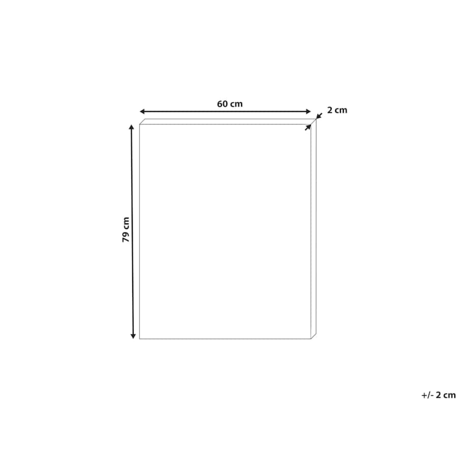 Dekoracja ścienna COIMBRA Metal Złoty 79 cm
