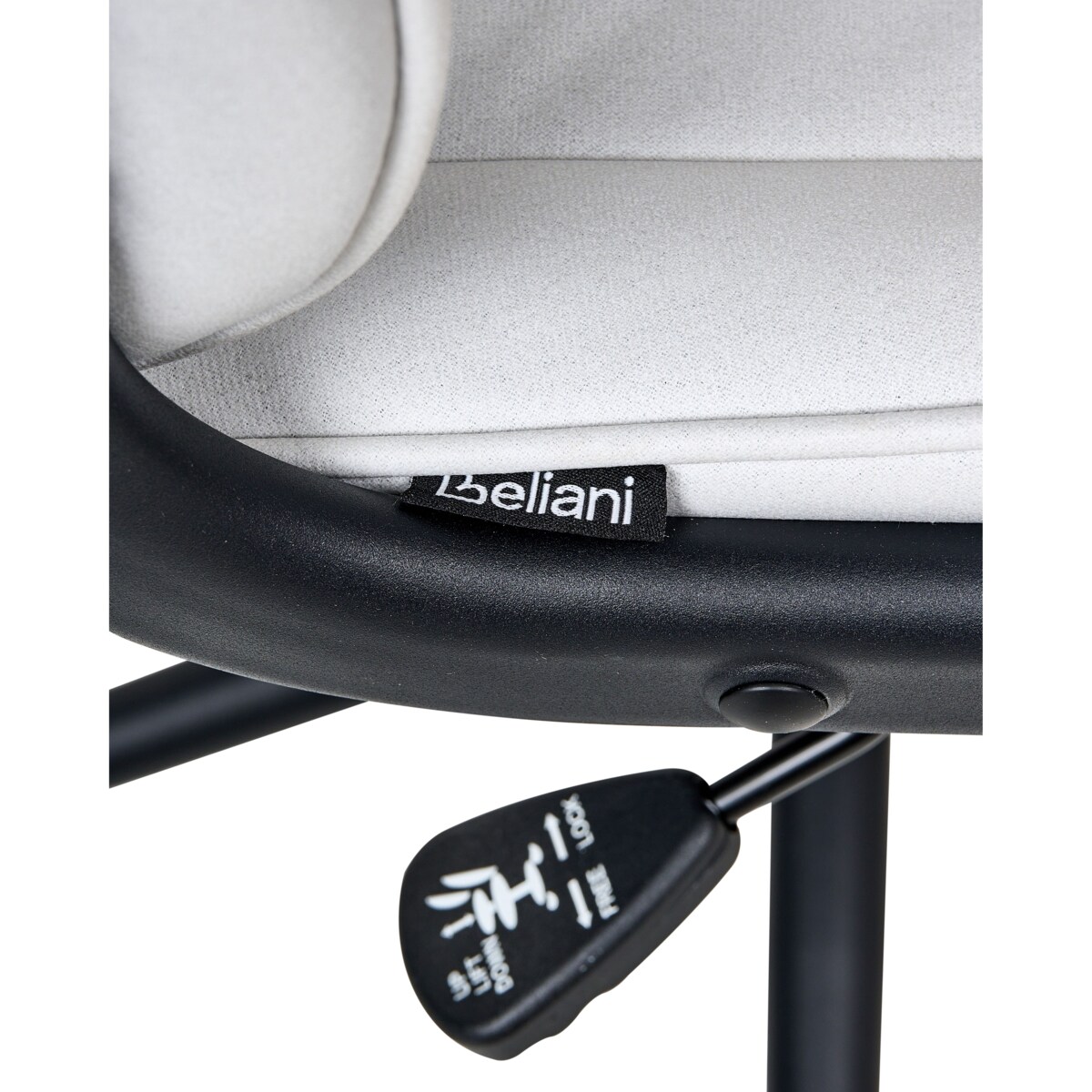 Krzesło biurowe Obrotowy REBEL Złamana biel