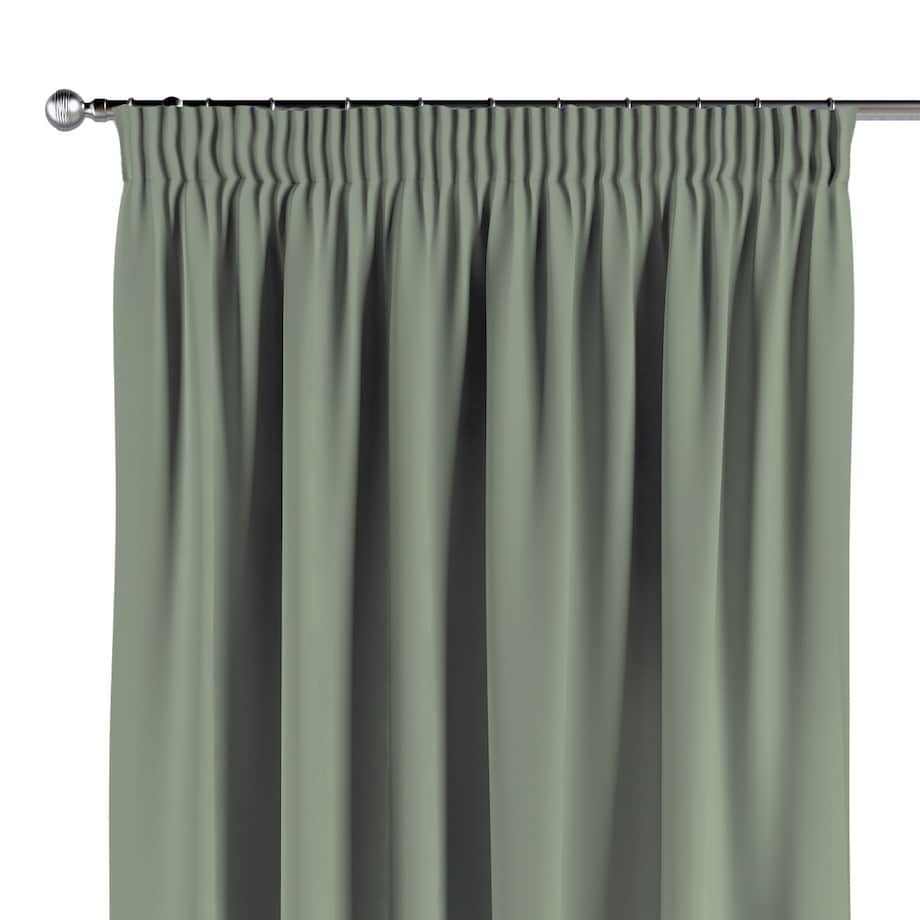 Zasłona na taśmie marszczącej 1 szt. 130x245 szałwiowy