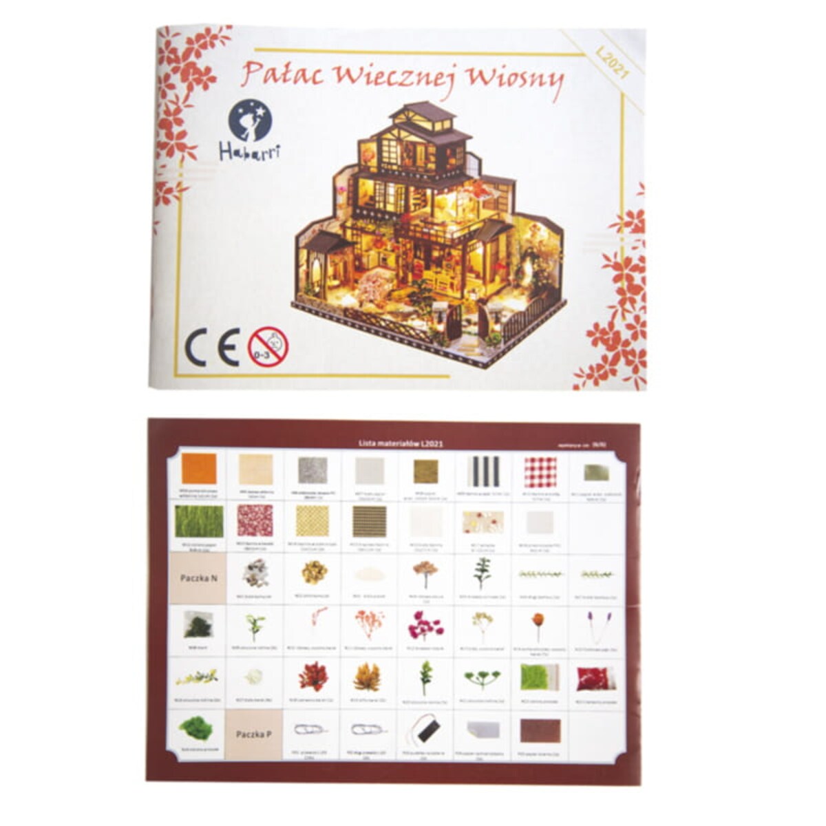 Miniaturowy domek DIY - Pałac Wiecznej Wiosny