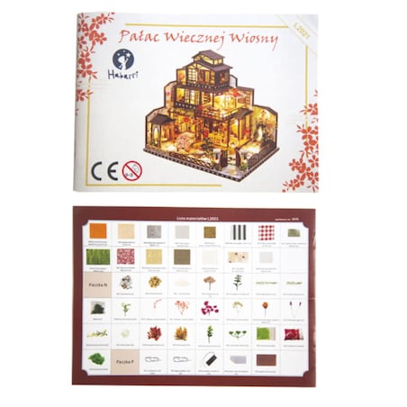 Miniaturowy domek DIY - Pałac Wiecznej Wiosny