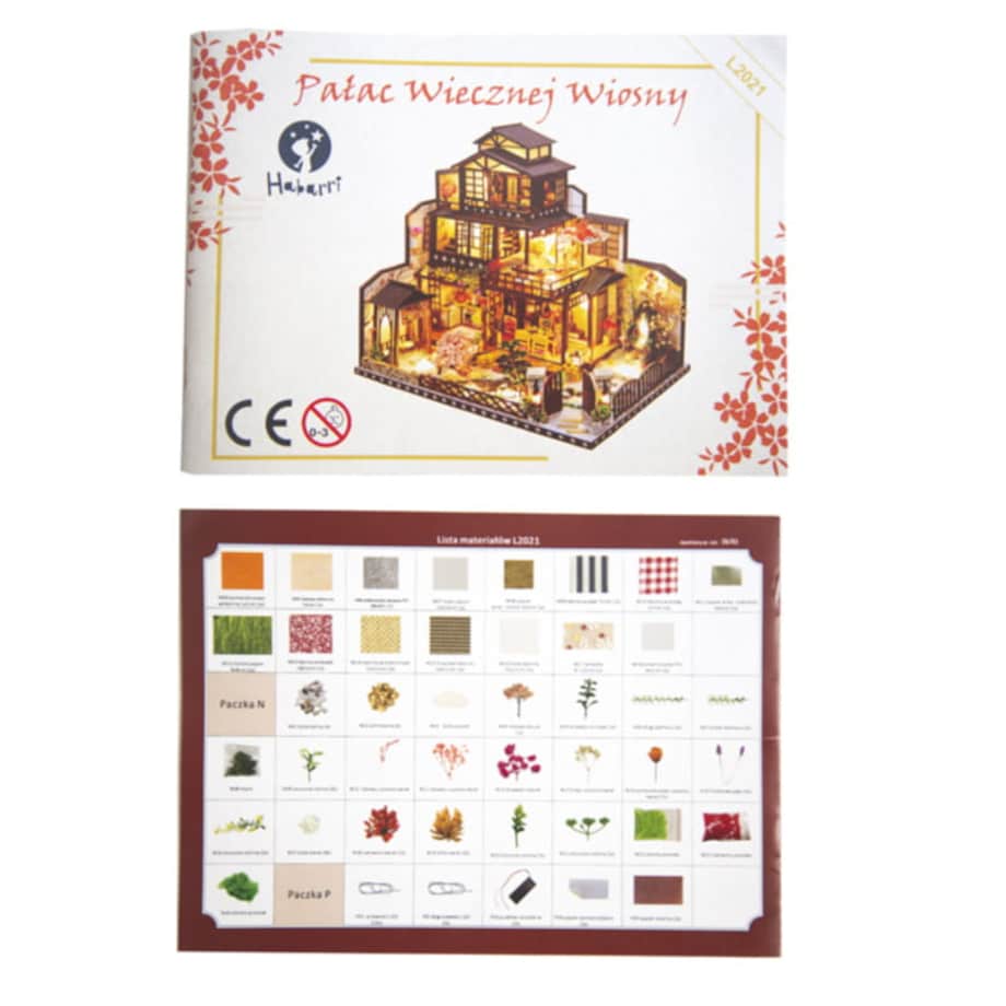 Miniaturowy domek DIY - Pałac Wiecznej Wiosny
