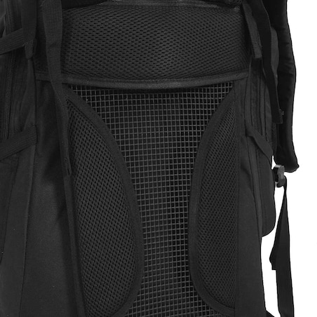 vidaXL Plecak turystyczny, czarny, 80 L, tkanina Oxford